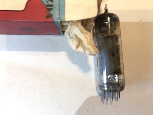 El84 valve tube - getter, (